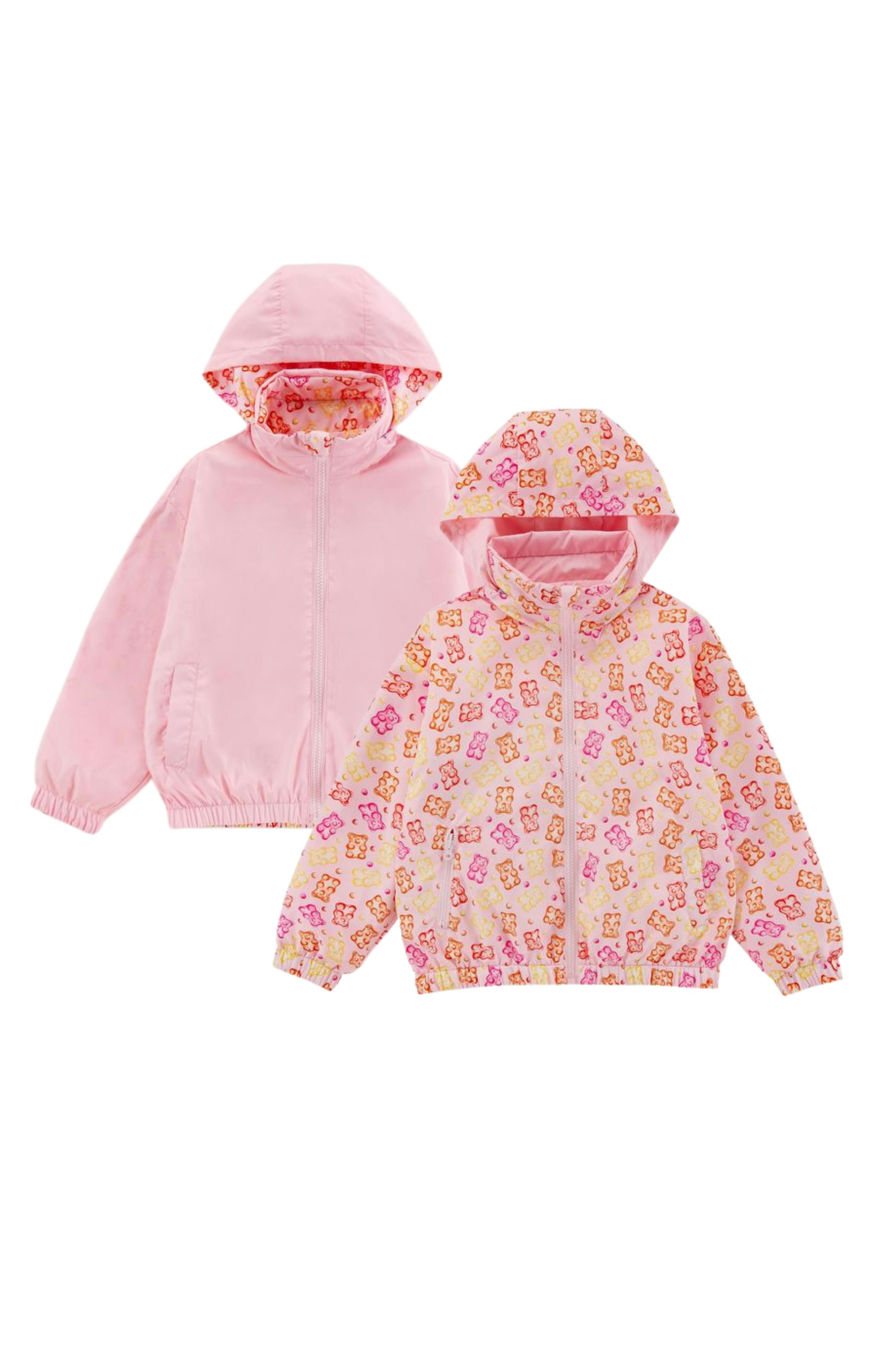 Max Reversible Rain Jacket Windbreaker, Gummy Bear