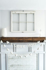 I Love You Garland (White)