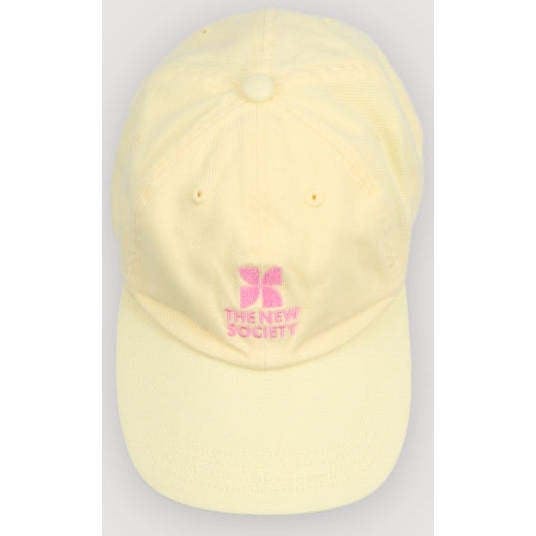 TNS Logo Cap Soft Lemon