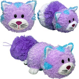 FlipaZoo: Magic Tails - Purple to Blue - 2-In-1 Animal Plush w/ Bonus 3" Baby Org