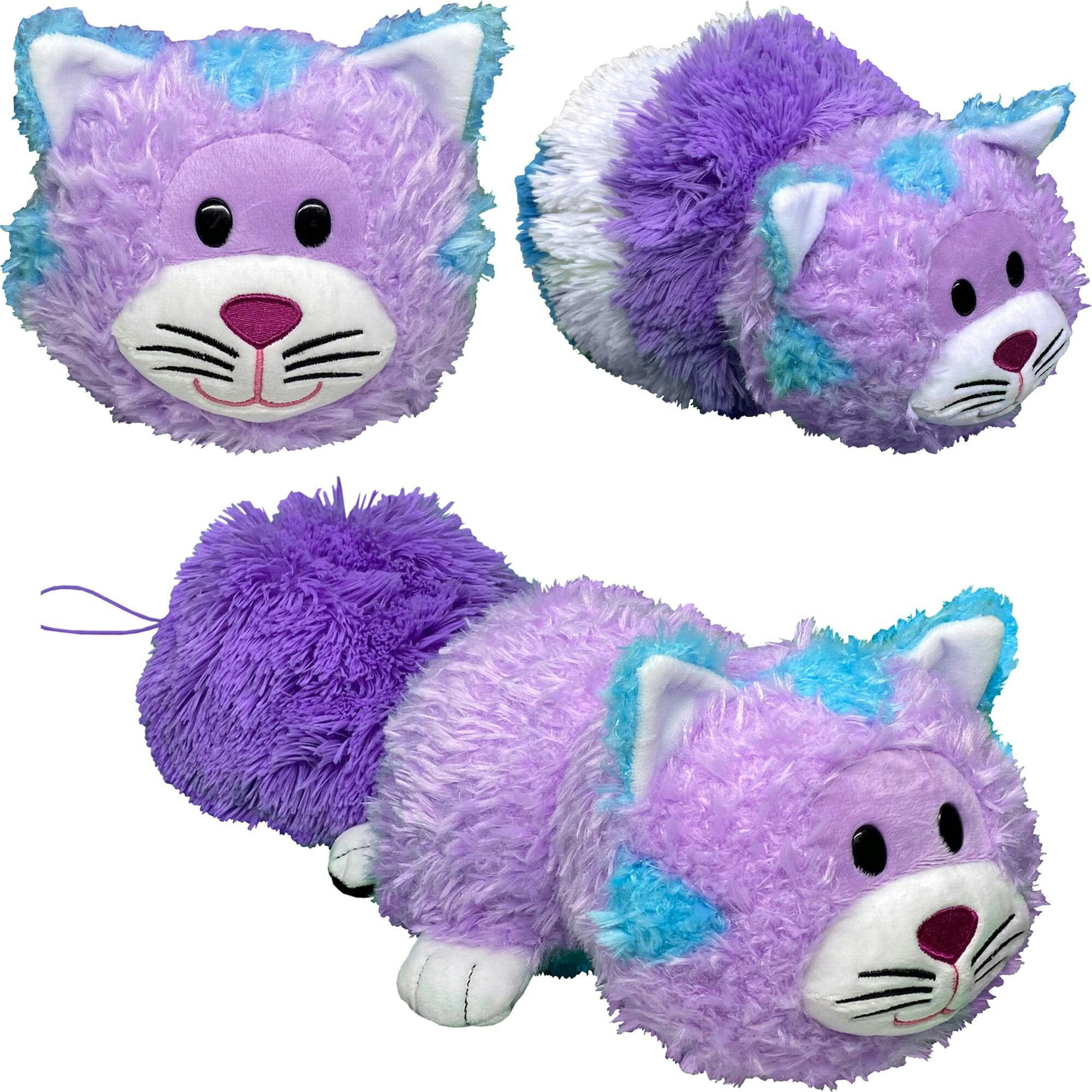 FlipaZoo: Magic Tails - Purple to Blue - 2-In-1 Animal Plush w/ Bonus 3