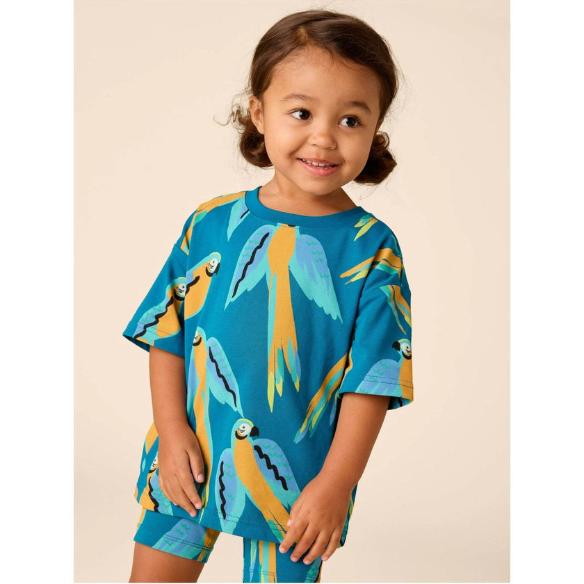 Easy Printed Tee, Blue