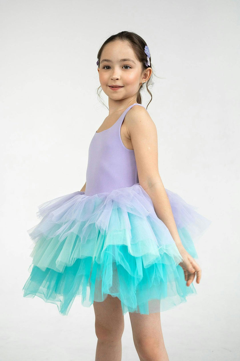 Lilac Mermaid Tutu Dress