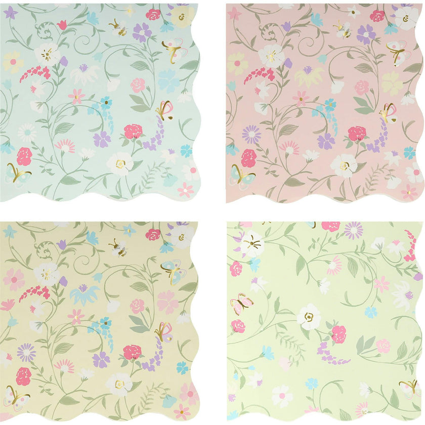 Meri Meri x Ladurée Paris Floral Small Napkins
