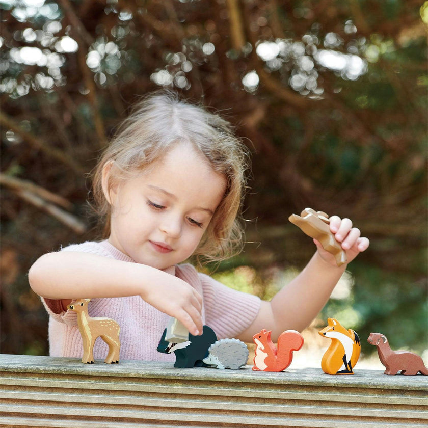 Woodland Animals - 3 of each piece in a display stand