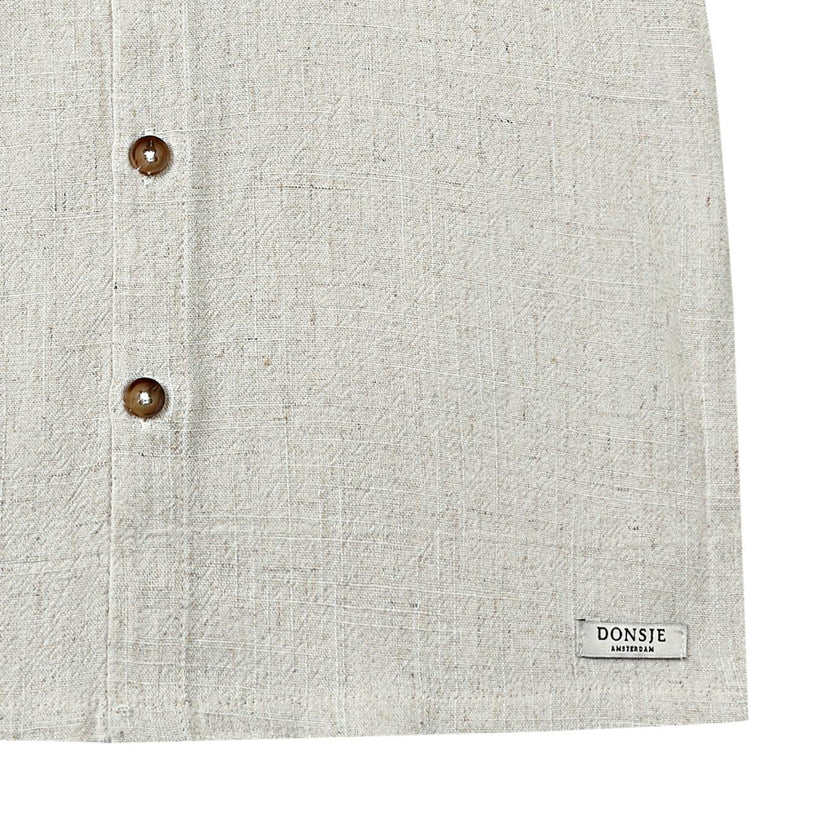 Brammie Shirt | Warm White Melange