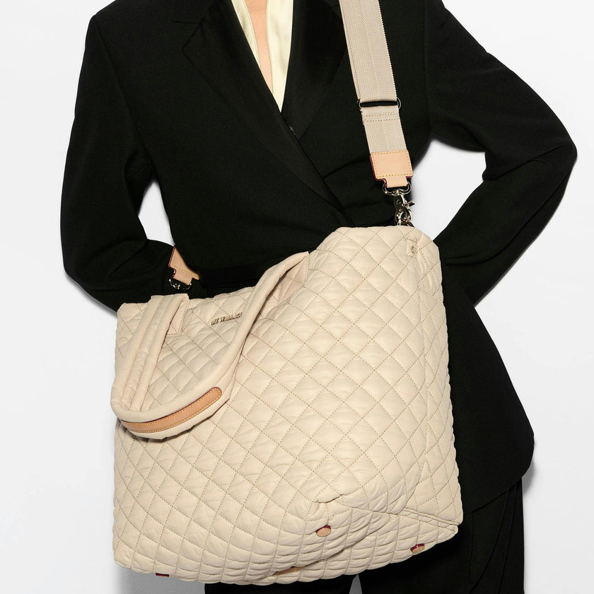 Buff Medium Metro Tote Deluxe