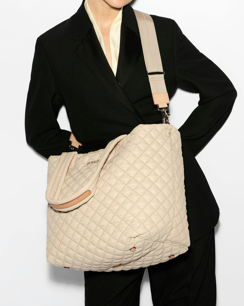 Sand Medium Metro Tote Deluxe