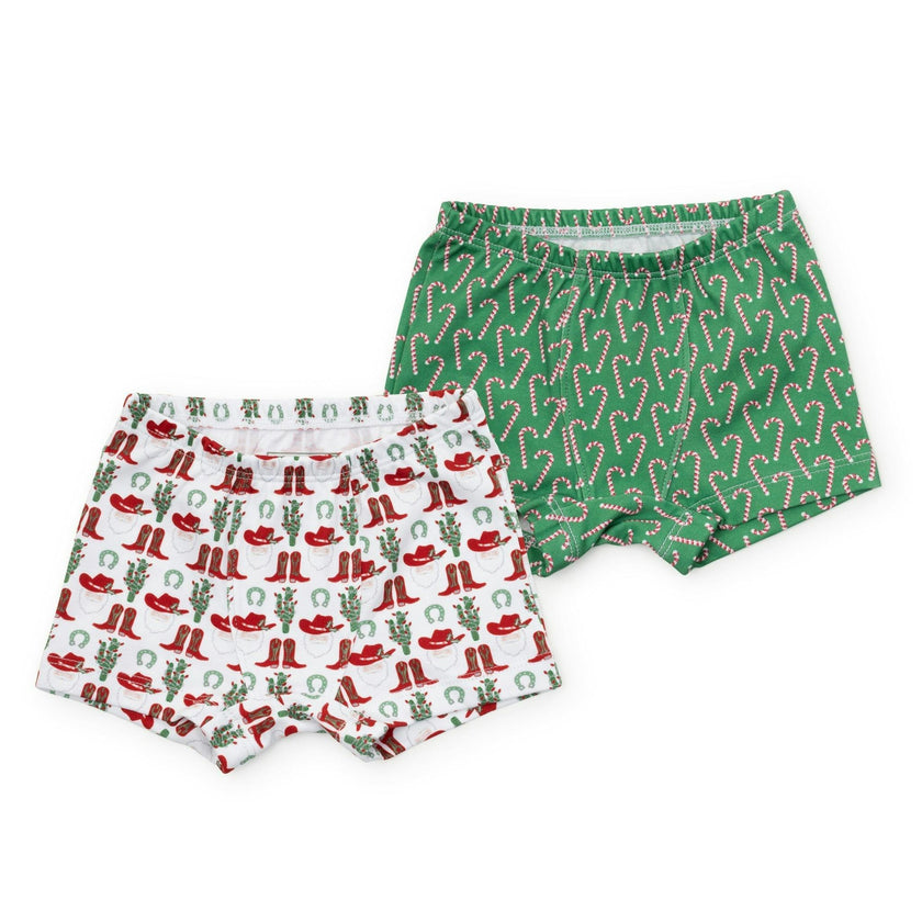 James Boys' Underwear Set Candy Cane Lane/Cowboy Christmas