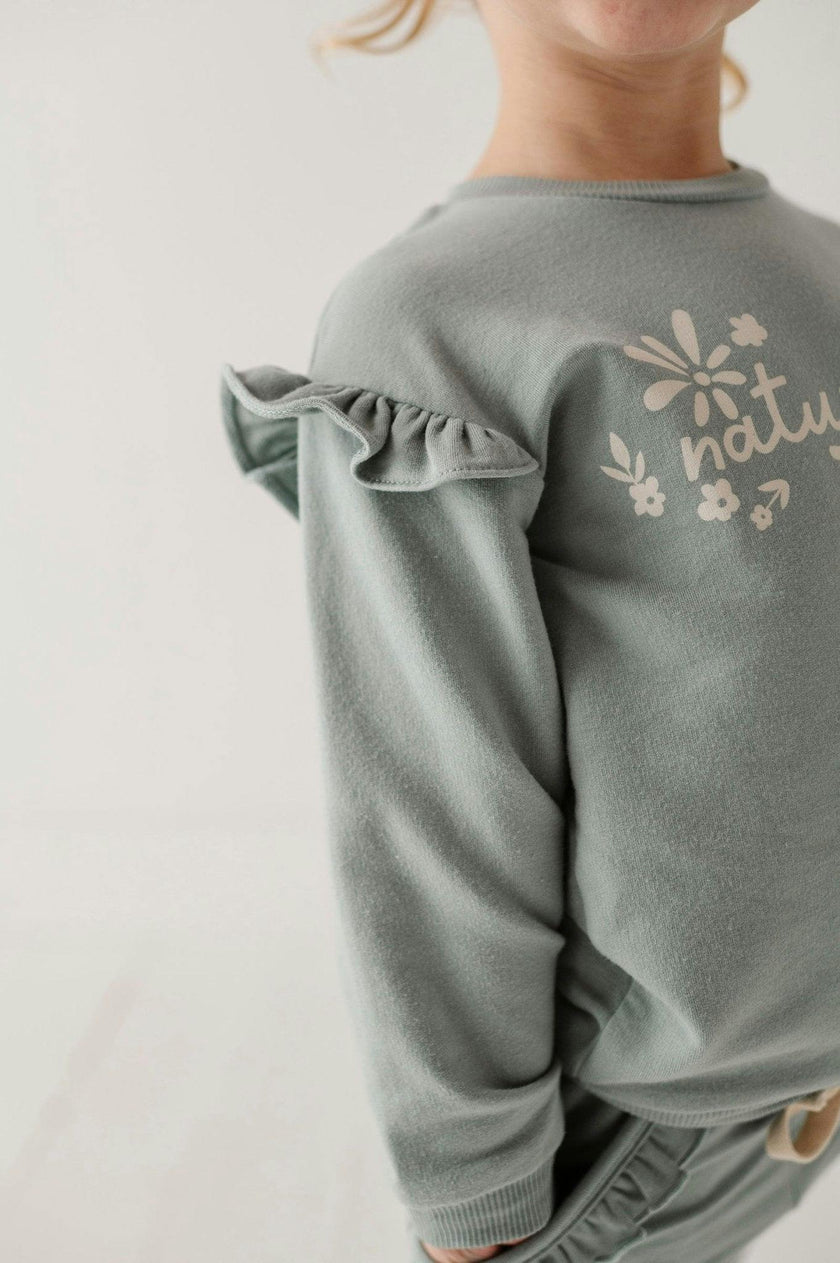 Ruffle Sweatshirt Ballerina