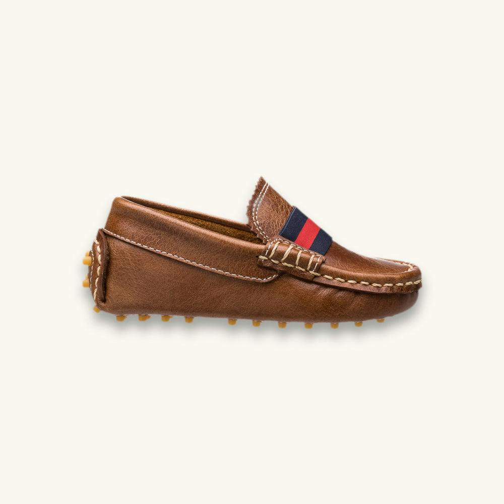 Toddler Club Loafer | Natural Brown Leather