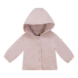 Sprinkle Print Puffy Jacket Blue Mist
