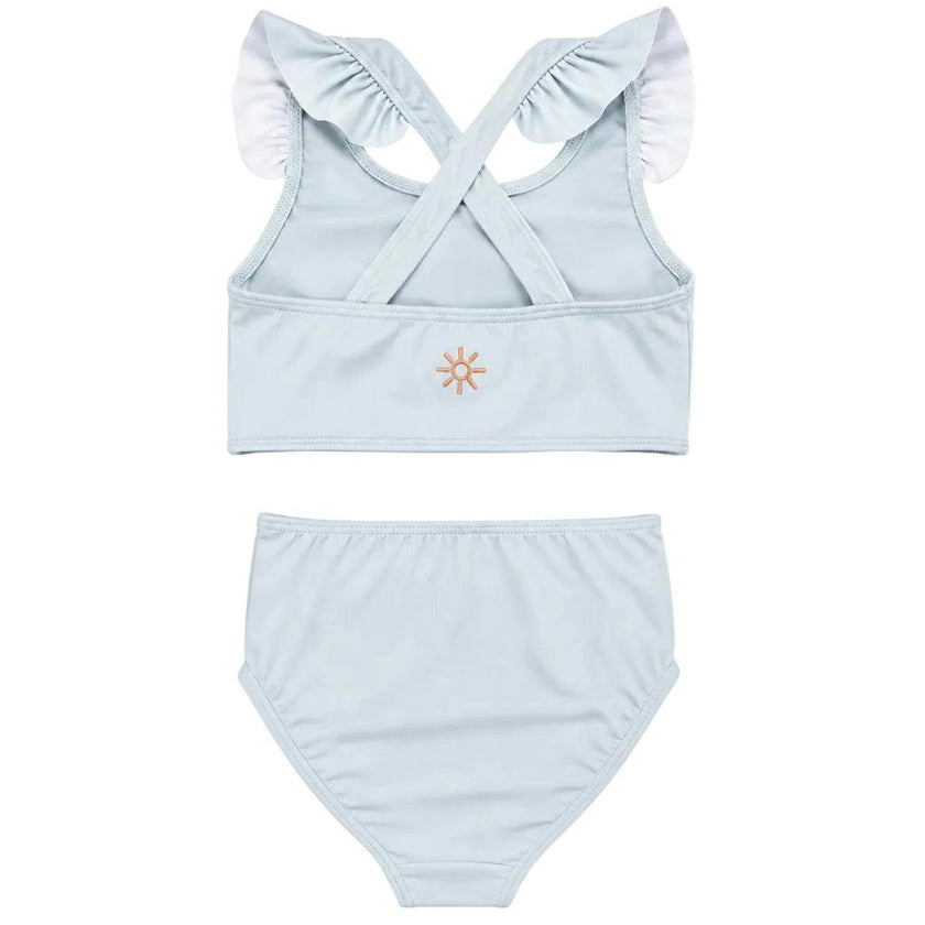 girls luna ruffle two piece swimsuit