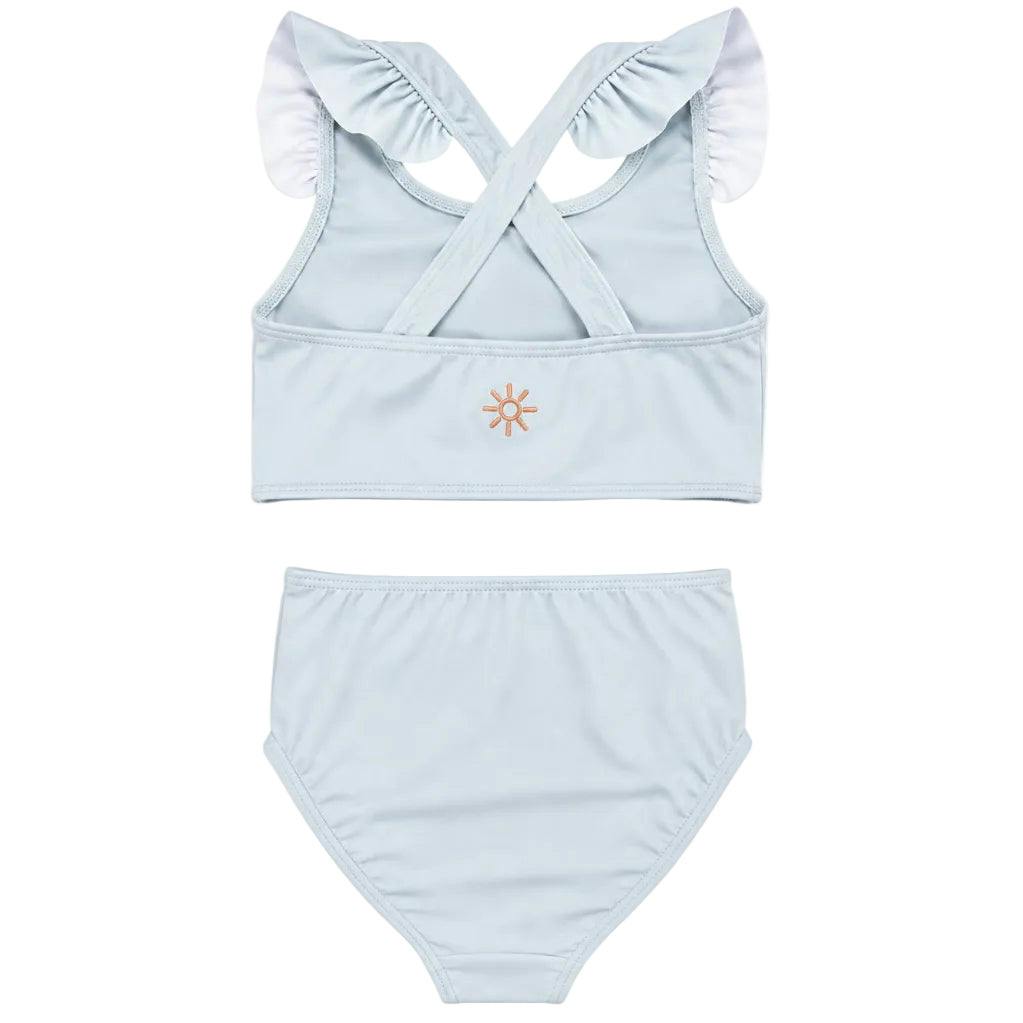 girls luna ruffle two piece swimsuit