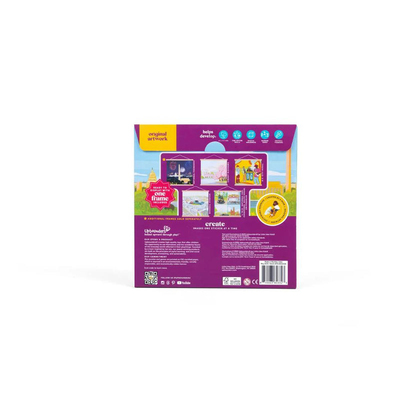 Look and See Around Washington, DC Sticker-by-Number Art Kit