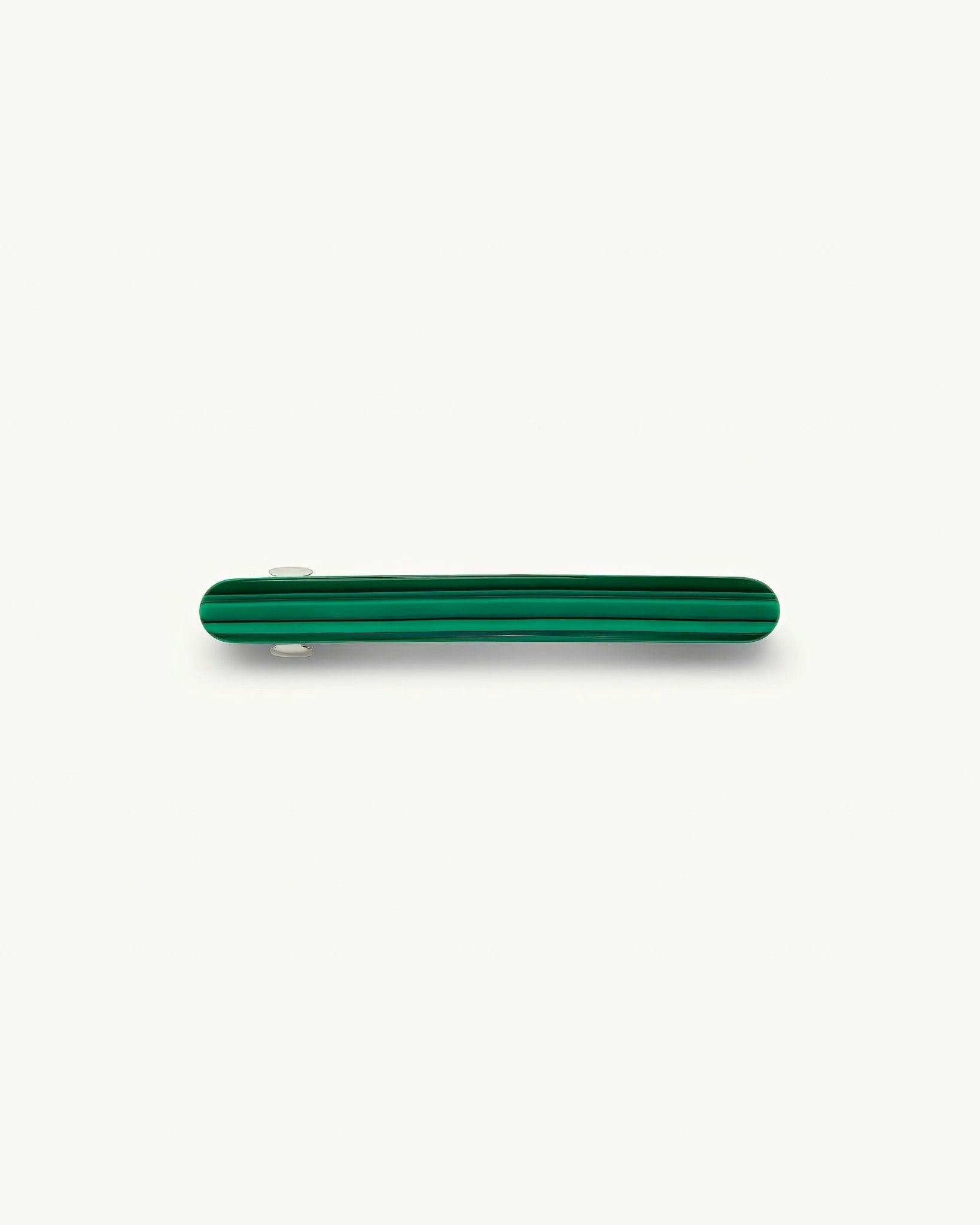 Midi Paris Barrette in Malachite