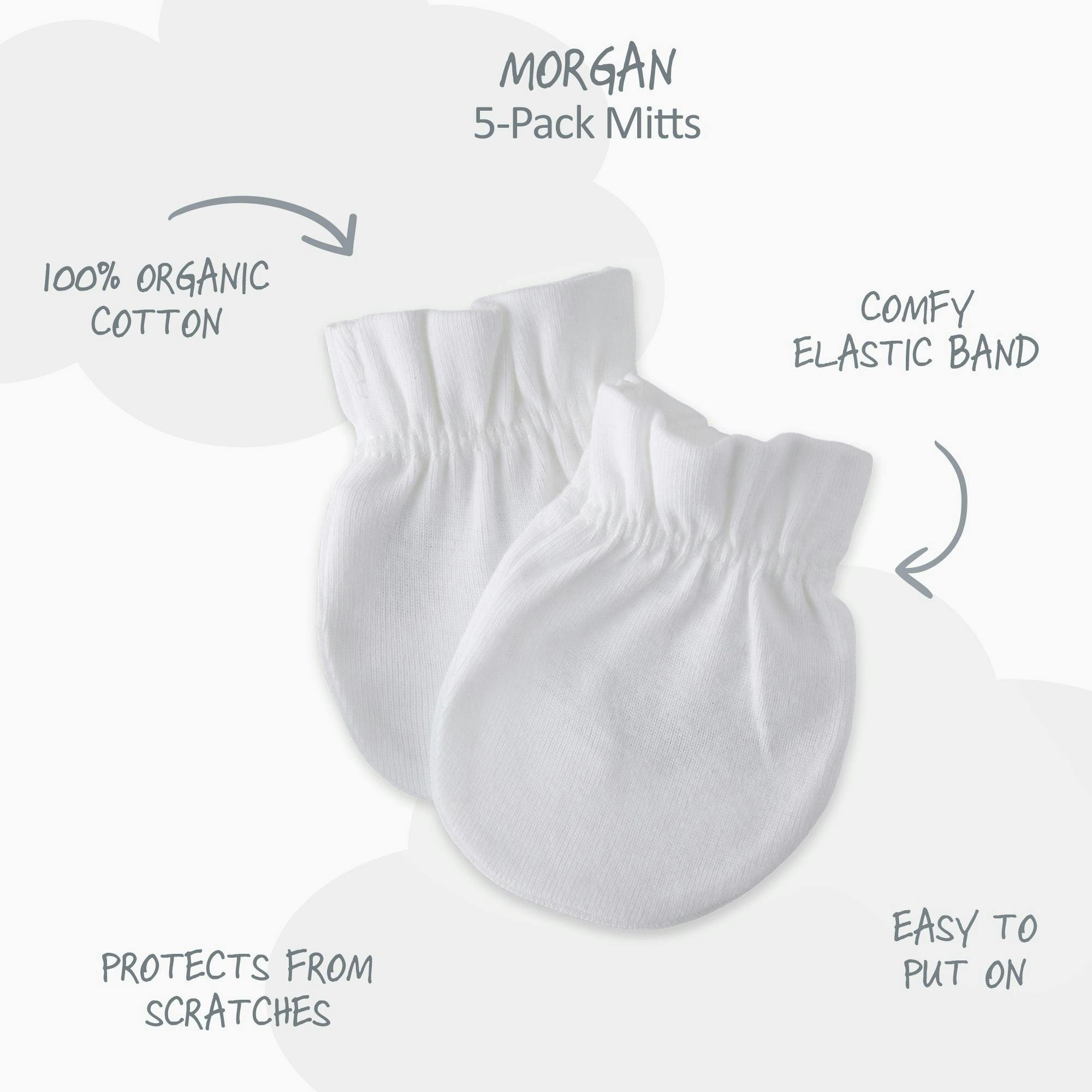 MORGAN 5-Pack Baby Mittens