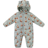 Lightweight Down Hooded Jumpsuit