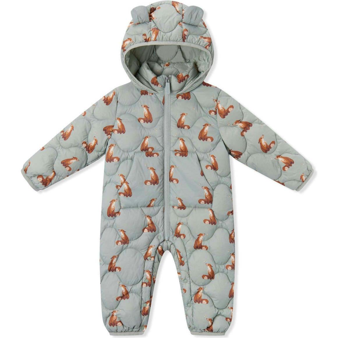 Lightweight Down Hooded Jumpsuit