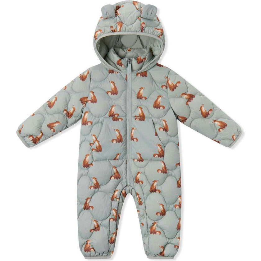 Lightweight Down Hooded Jumpsuit