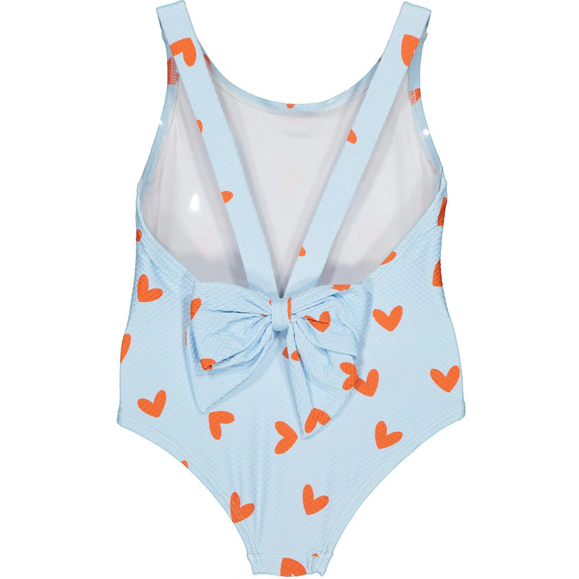 Textured Hearts Swimsuit, Multi