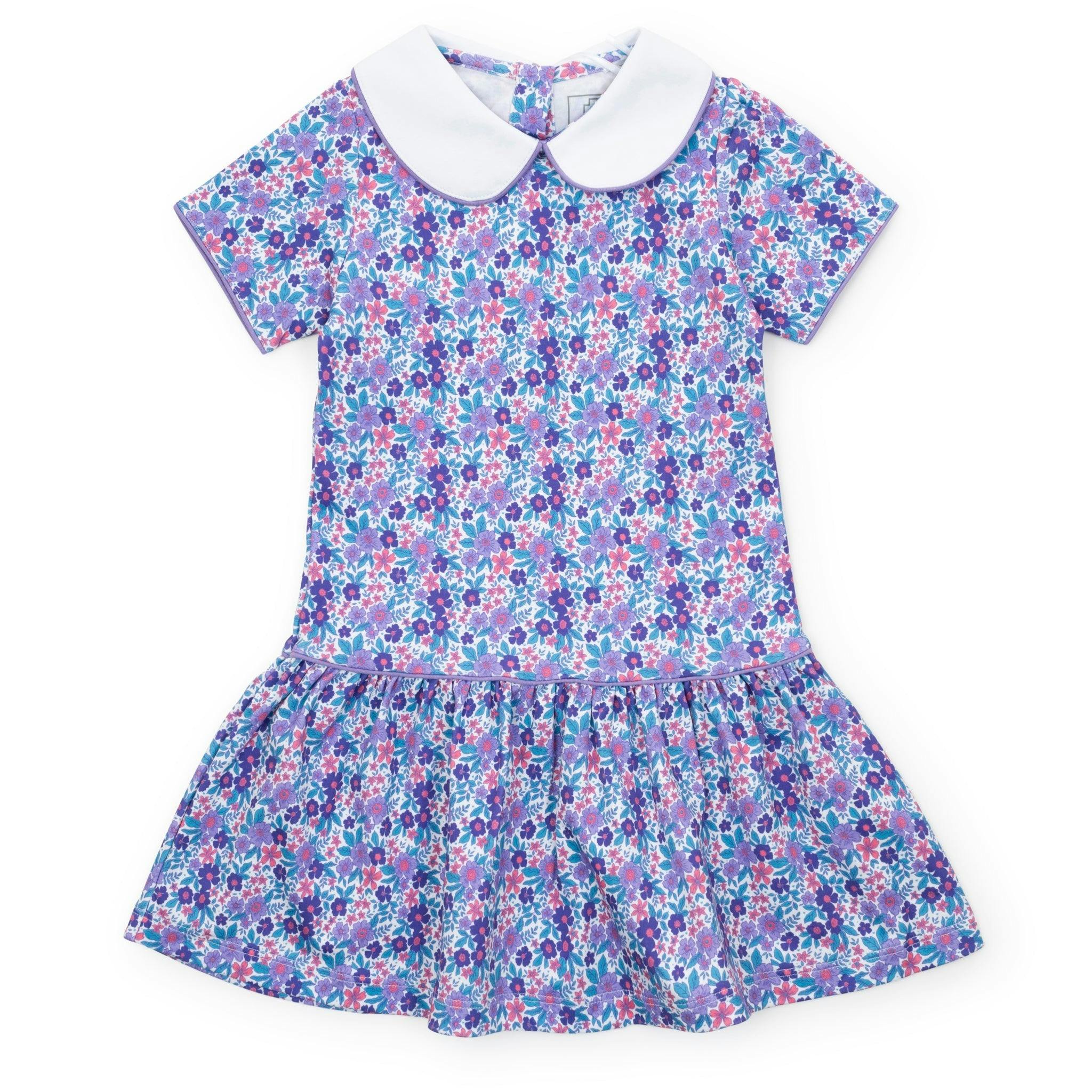 Libby Girls' Dress Blackberry Floral
