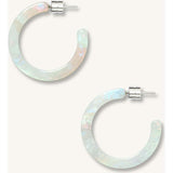 Mini Hoops in Astral Mint