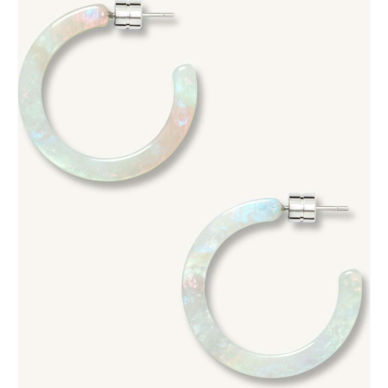 Mini Hoops in Astral Mint