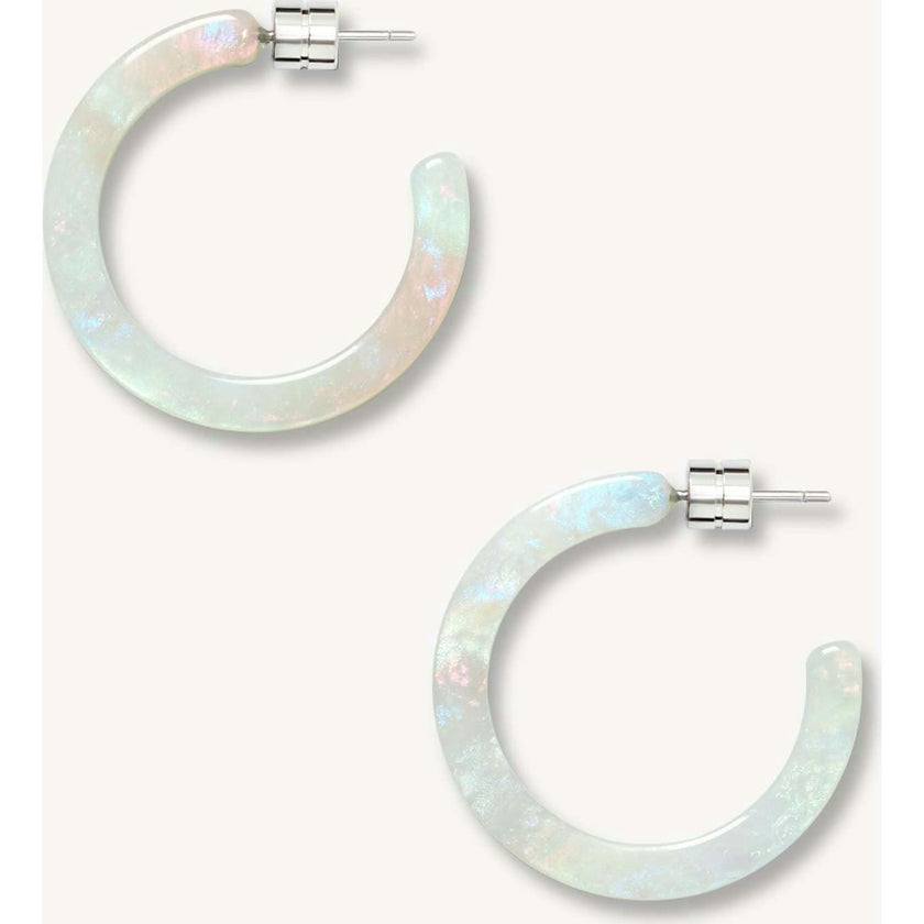 Mini Hoops in Astral Mint