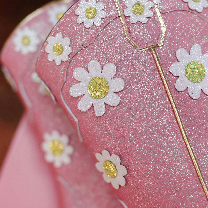 Cowgirl Oopsie Daisy Boots, Pink