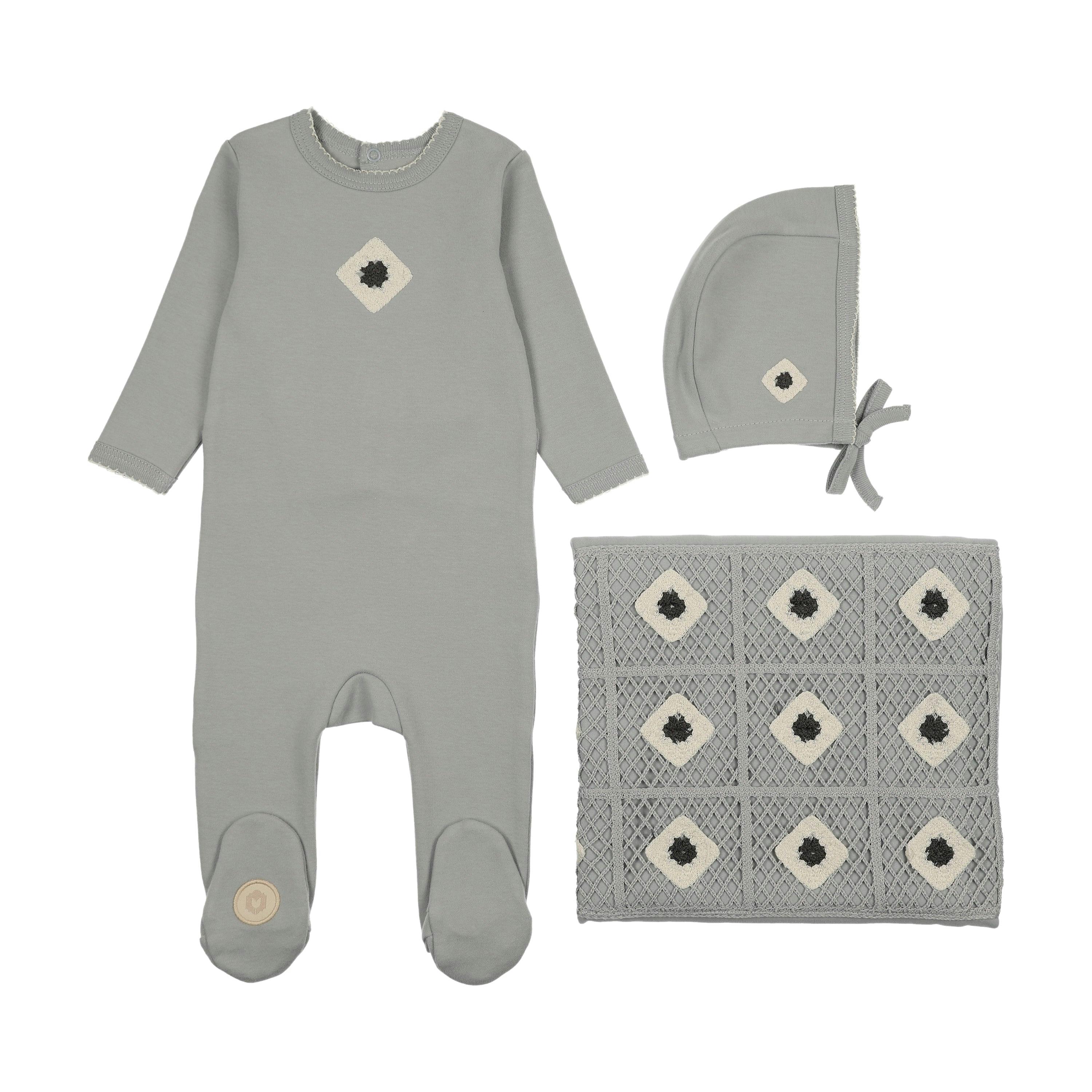 Geo-Floral Layette Set