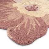 Violet Hand-Tufted Wool Accent Rug (36" Round)