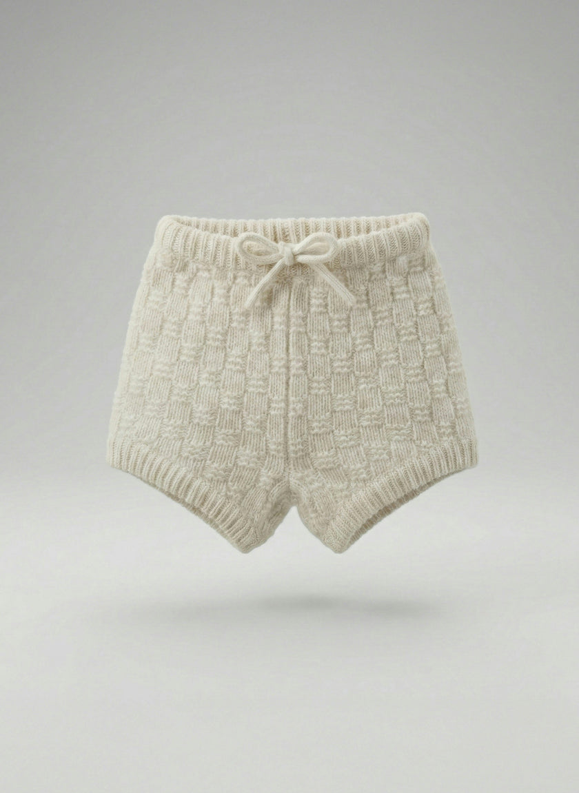 The Aspen Cashmere Baby Bloomer | Cream