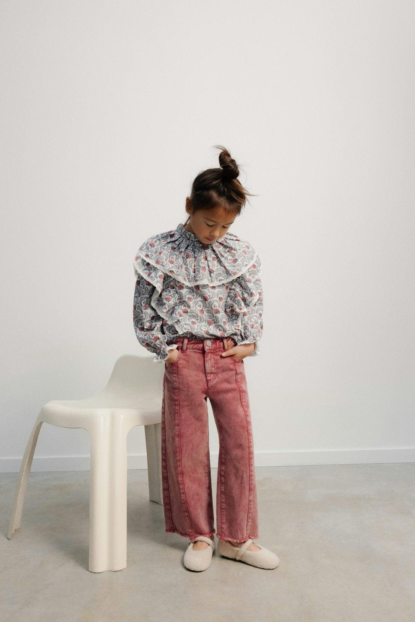 TNS Denim Wide Leg Trouser