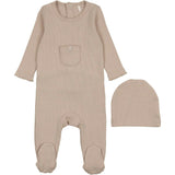 Ribbed Pocket Footie