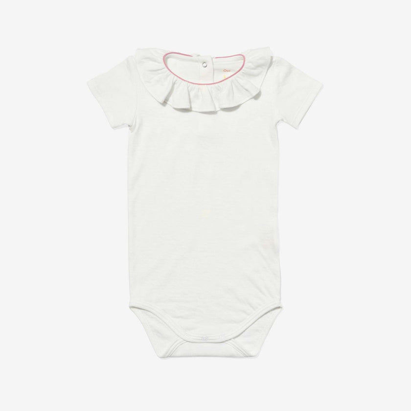 Belle Ruffle One-piece, Rose Piping