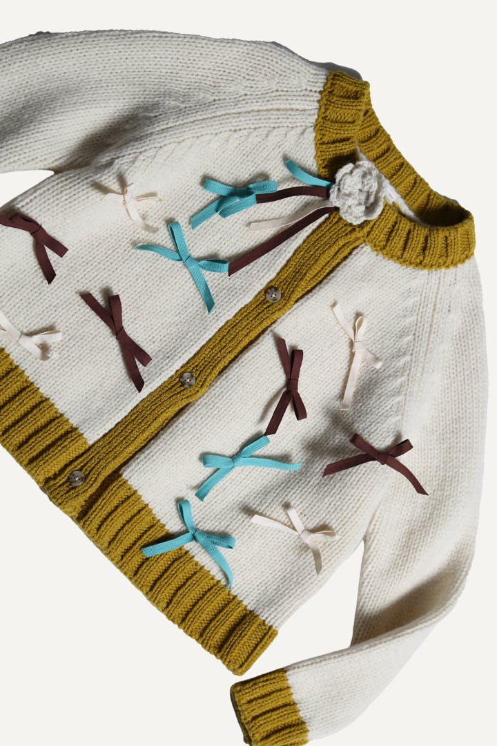 MARISOL BOW CARDIGAN