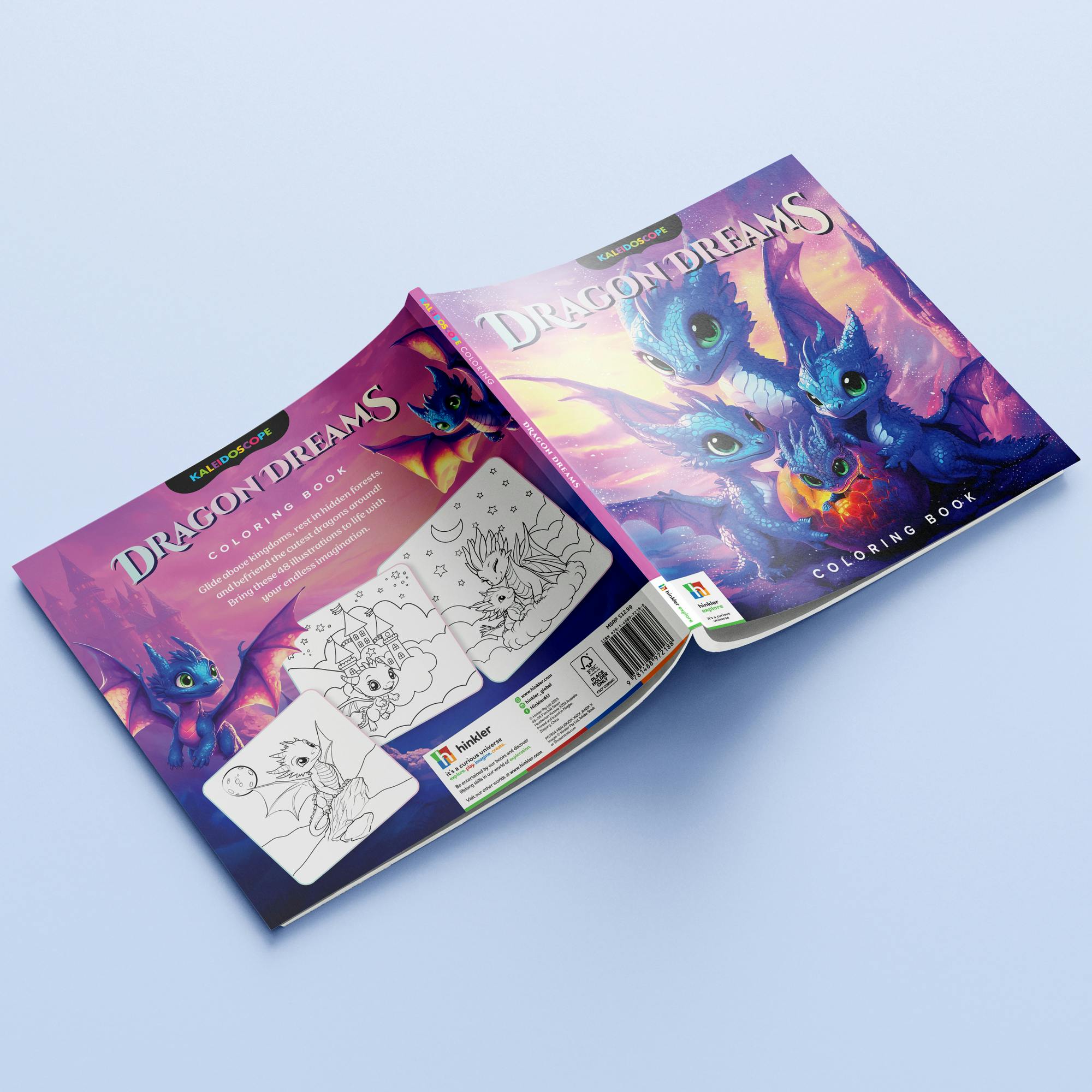 Kaleidoscope: Coloring Book - Dragon Dreams