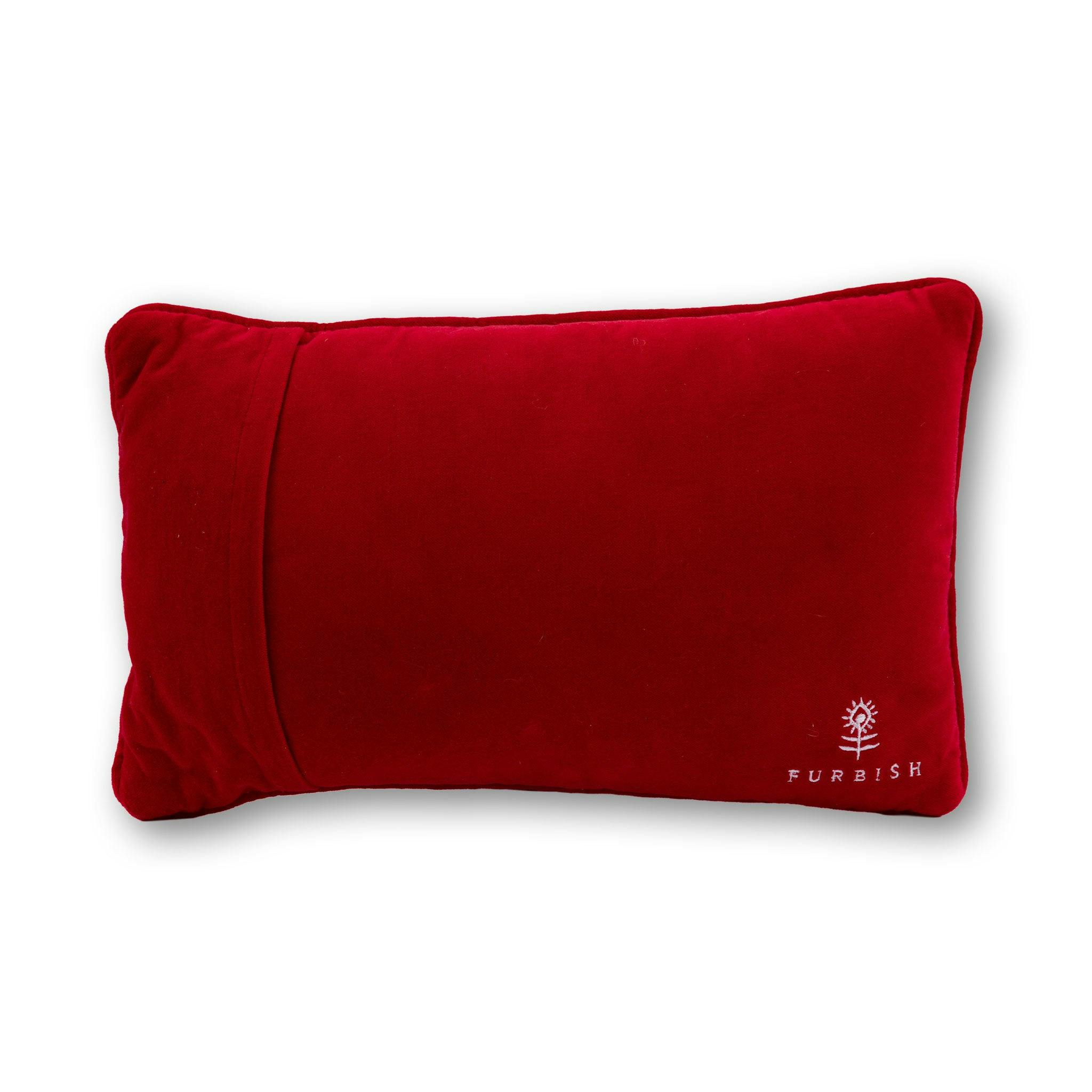 Bisous Needlepoint Pillow