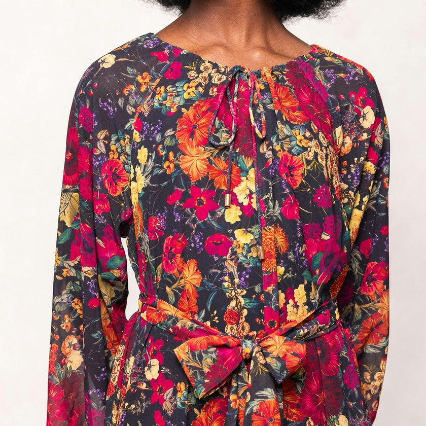 Imogen Dress in Night Garden