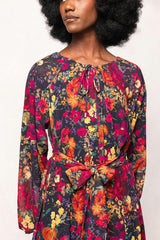 Imogen Dress in Night Garden