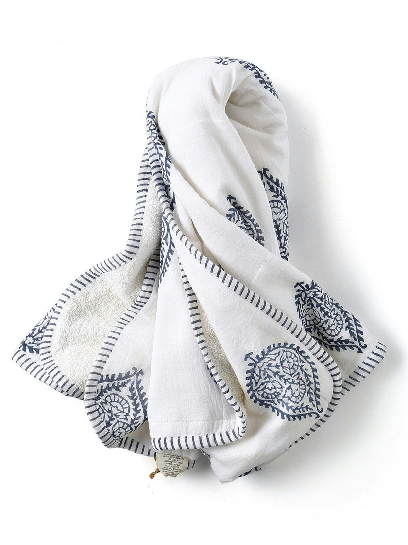 Block-Printed Terry Towel