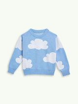 children's wool blend sweater - cloudy