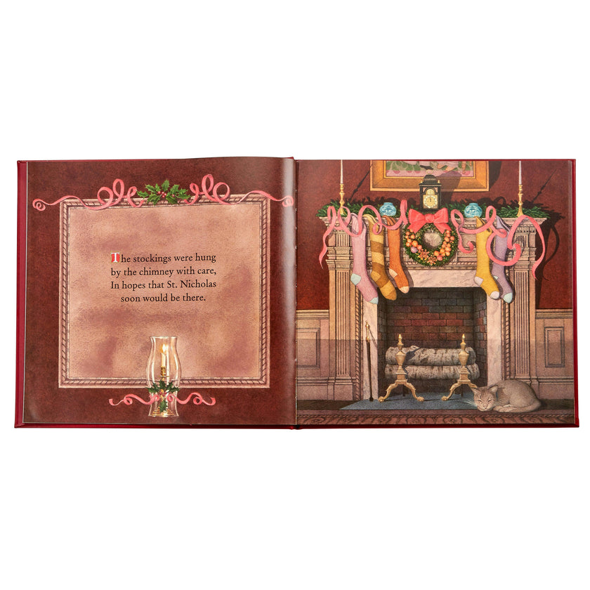 The Night Before Christmas Leather Bound Classic Children's Book