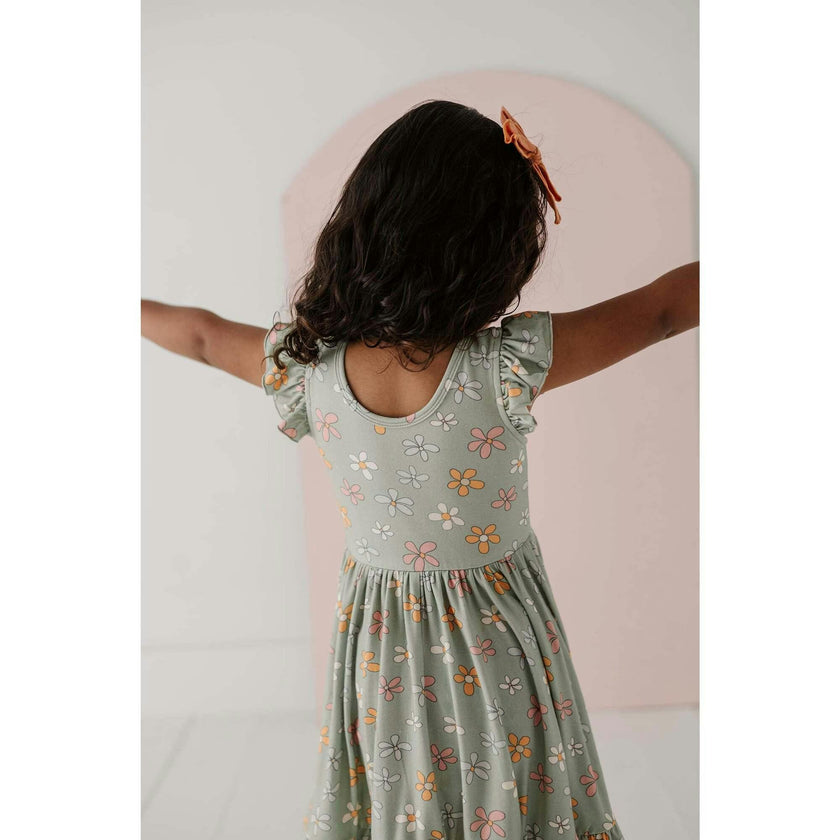 Girl's Sleeveless Twirl Dress