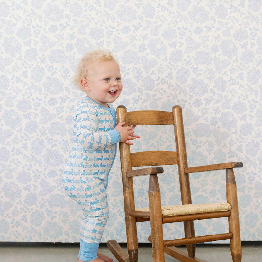 Little Hopper Bamboo Zipper Romper