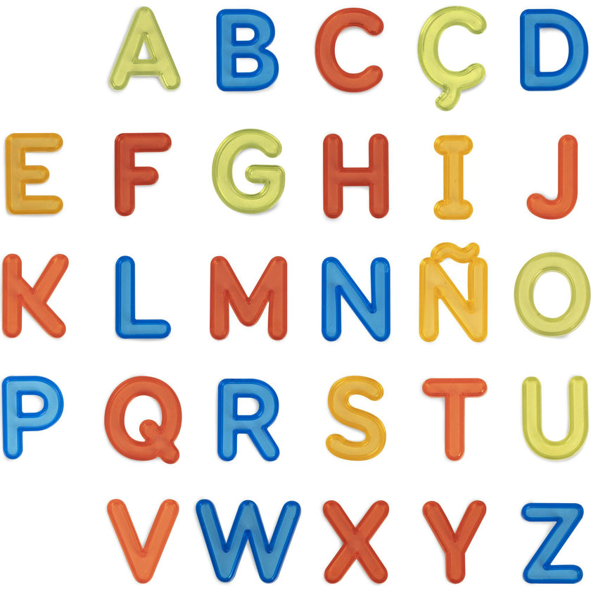 Translucent Uppercase Letters 76 pcs