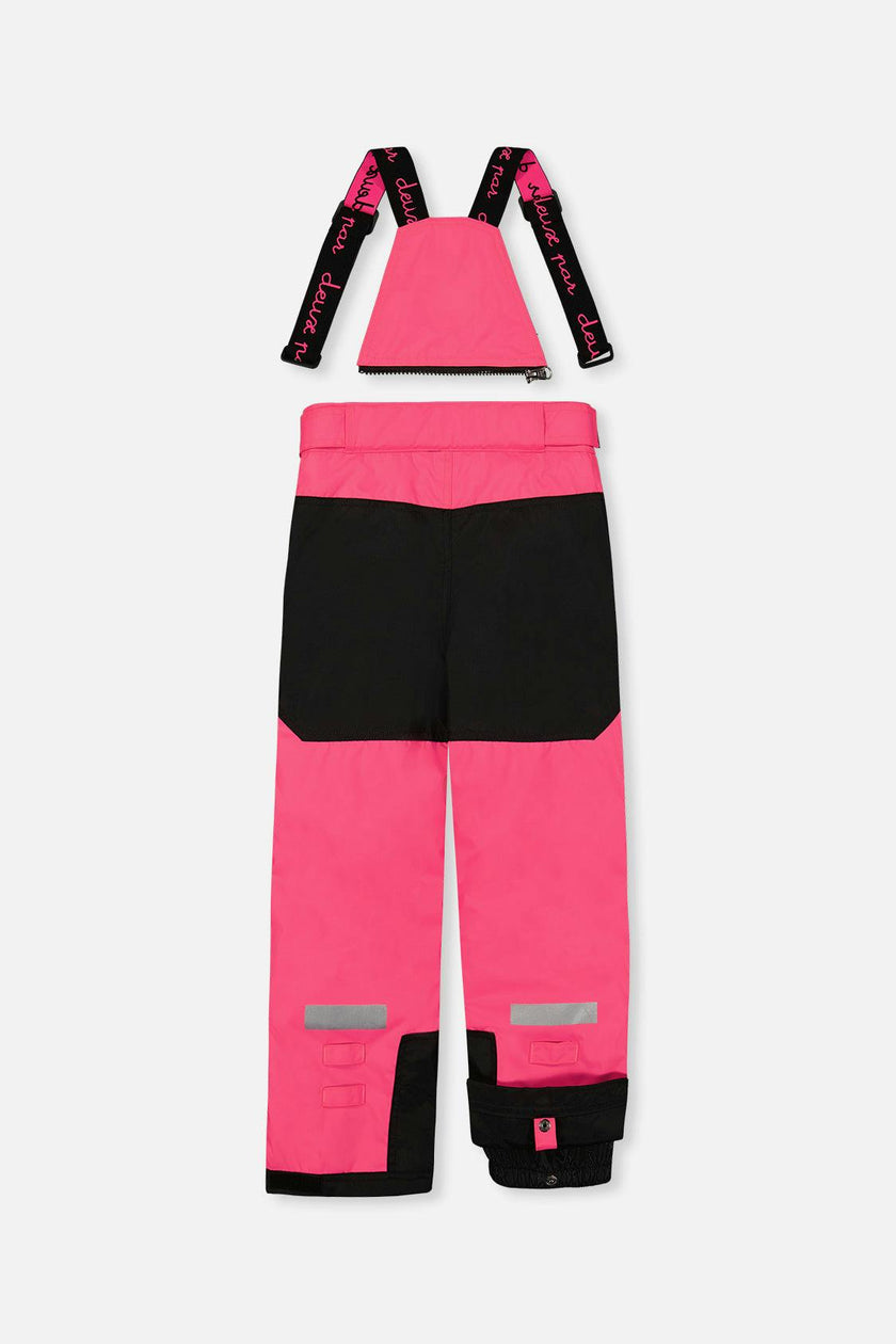 Two Piece Teknik Snowsuit Bright Pink And Checkered