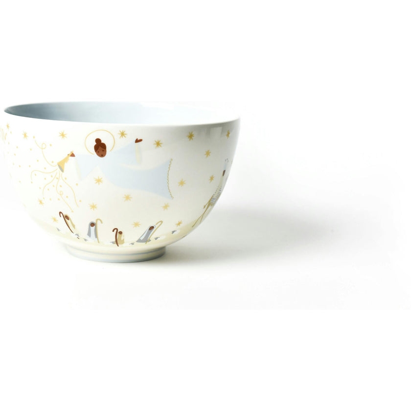Neutral Nativity Footed Bowl Brown Skin