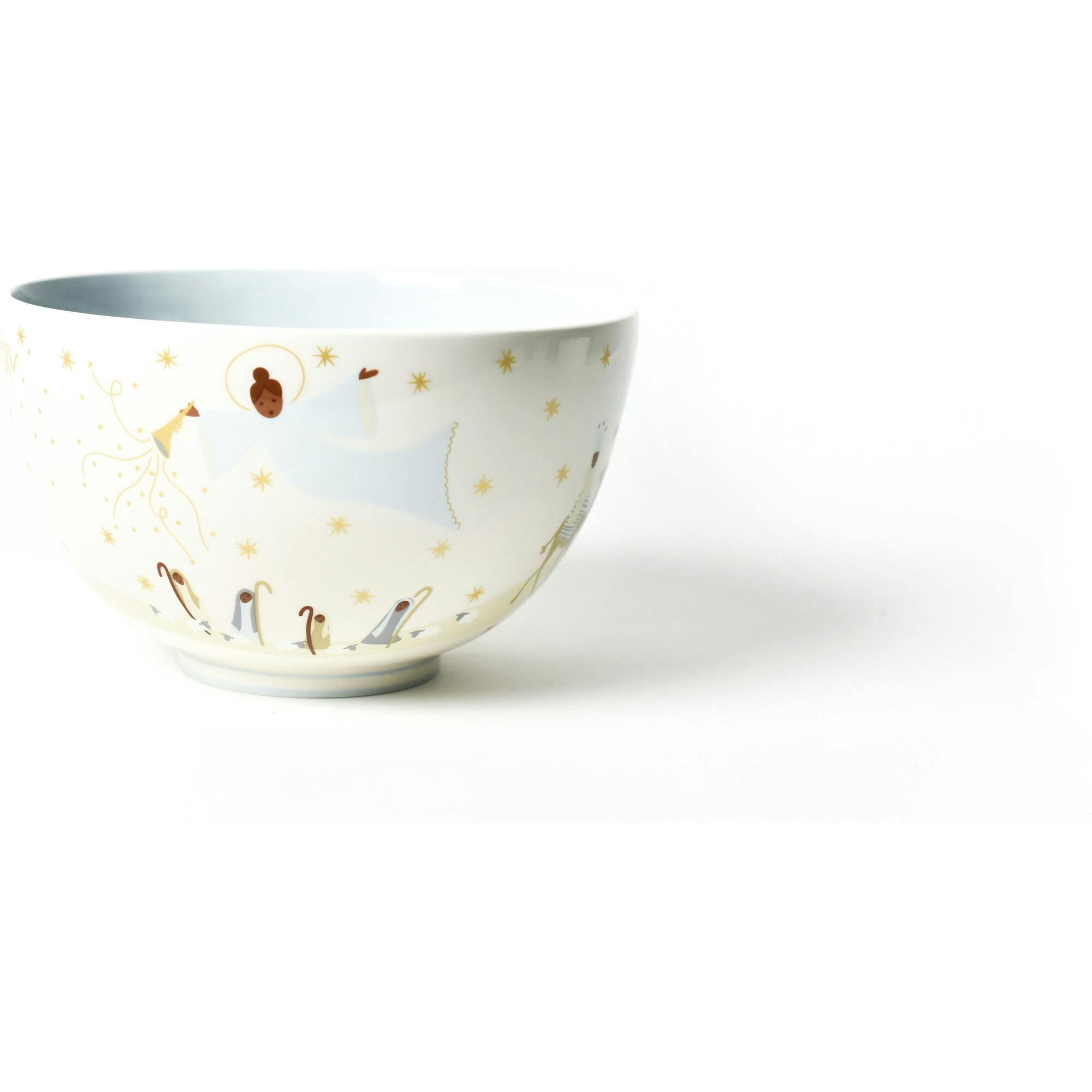 Neutral Nativity Footed Bowl Brown Skin